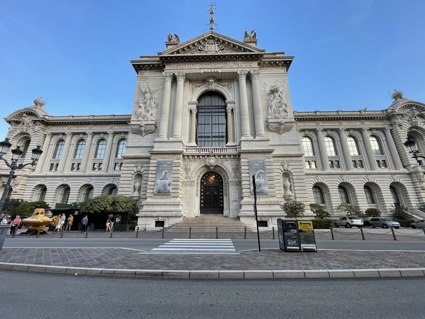 Oceanographic Museum of Monaco overlooking the Mediterranean Sea