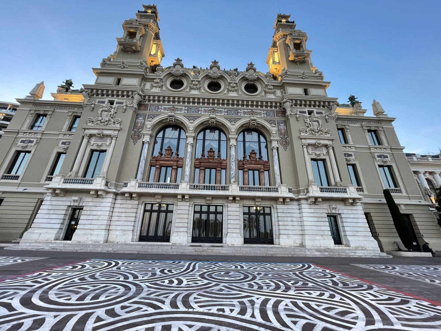 Ornate Belle Époque façade of the Monte Carlo Opera House