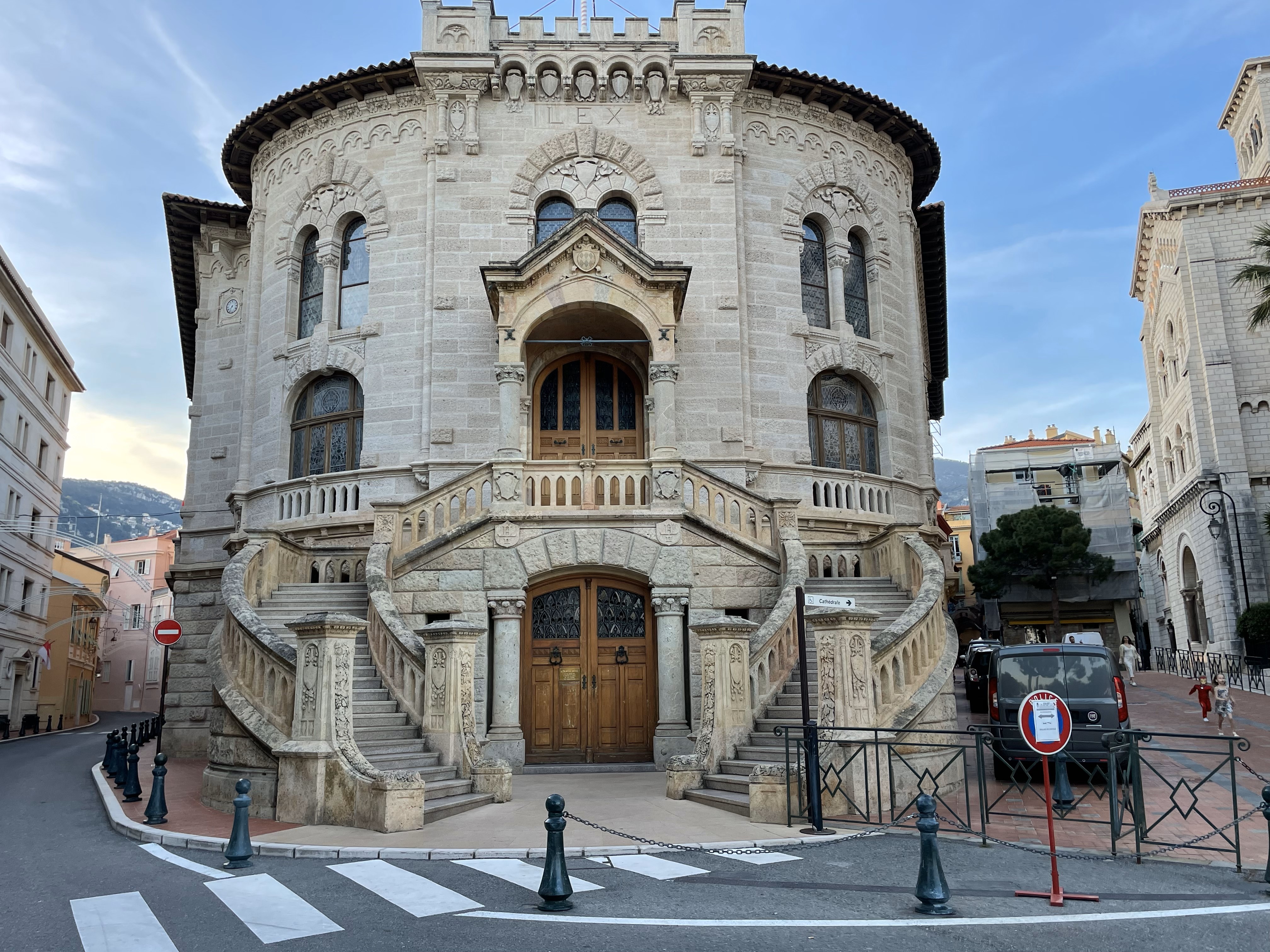 Prince's Palace of Monaco with guards and historic architecture