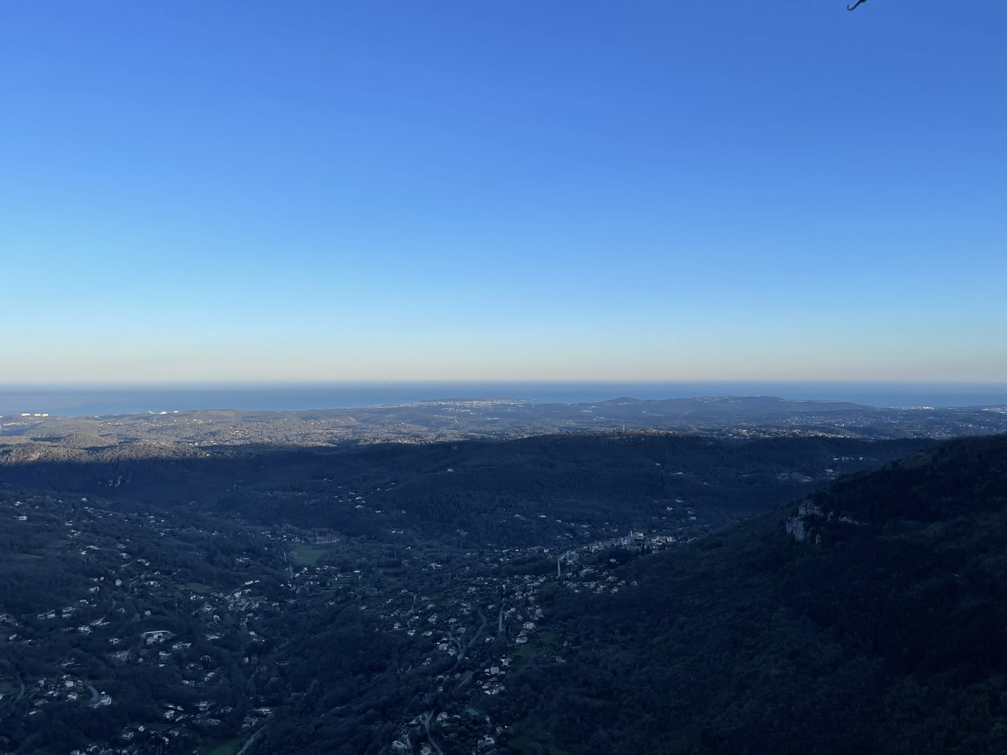 View from Gourdon across the Côte d'Azur